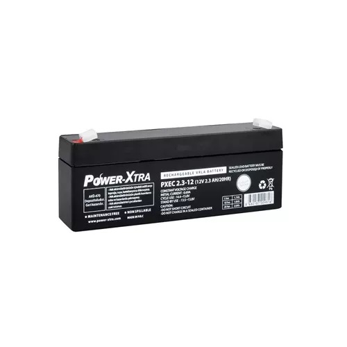 Power-Xtra EcoLead Series – PXEC2.3-12 – 12V 2.3 Ah Kuru Akü