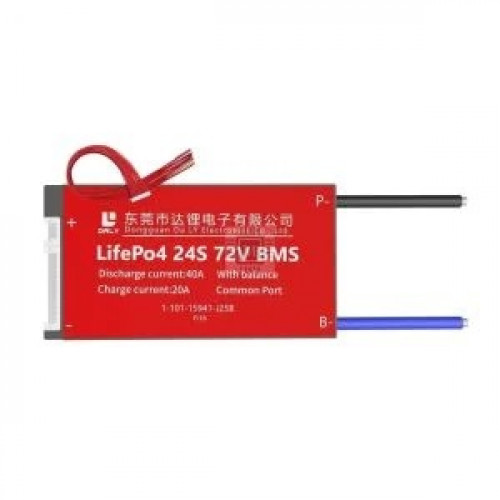 DALY LiFePO4 BMS 24S 40A BALANSLI – ORTAK PORT