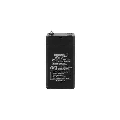 Lightex LT-403 4.2V 300 mAh Bakımsız Işıldak Aküsü