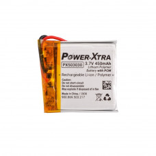 Power-Xtra PX503030 - 3.7V 450 mAh Li-Polymer Pil -Devreli-1.5A