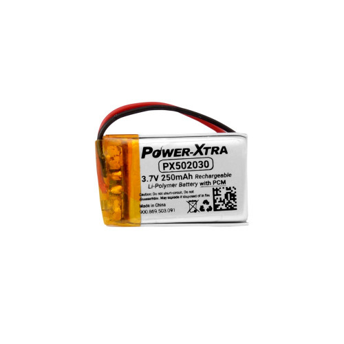 Power-Xtra PX502030 - 3.7V 250 mAh Li-Polymer Pil-Devreli-1.5A-10cm