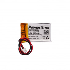 Power-Xtra PX502030 3.7V 250 mAh Li-Polymer Pil(Soketli/PCM/1.5A)10cm