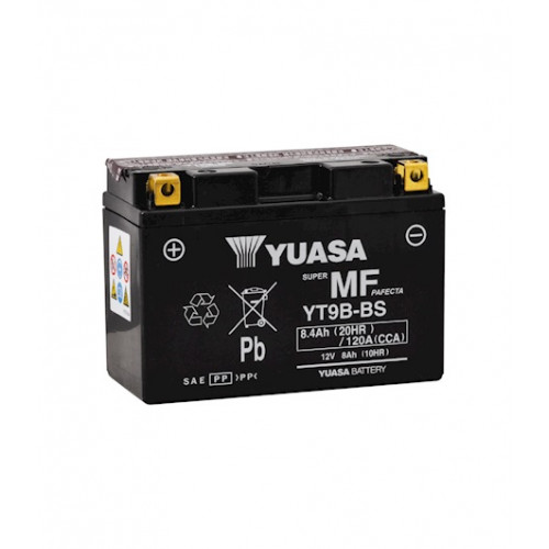 Yuasa YT9B-BS 12V 8 Ah CCA 120 EN Motosiklet Aküsü