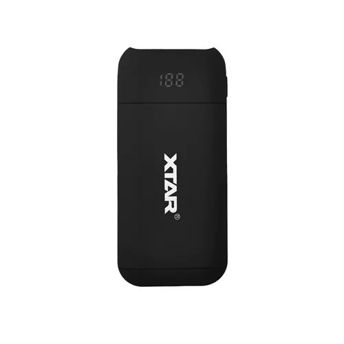 Xtar PB2C – Power Bank ve Taşınabilir Li-ion Şarj Cihazı – Siyah / 2li