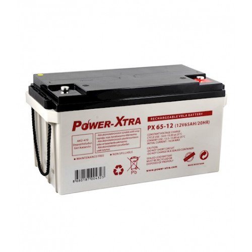 Power-Xtra PX65-12AN /12V 65 Ah Bakımsız Kuru Akü