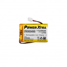 Power-Xtra PX503450 - 3.7V 900 mAh Li-Polymer Pil-Soketli-Devreli-1.5A